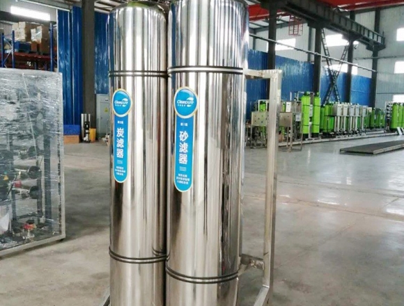 口罩廠0.5噸雙級反滲透純化水、純凈水設(shè)備